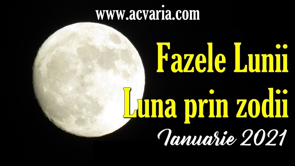 Horoscop Acvaria Ianuarie 2021 Fazele Lunii Luna In Zodii