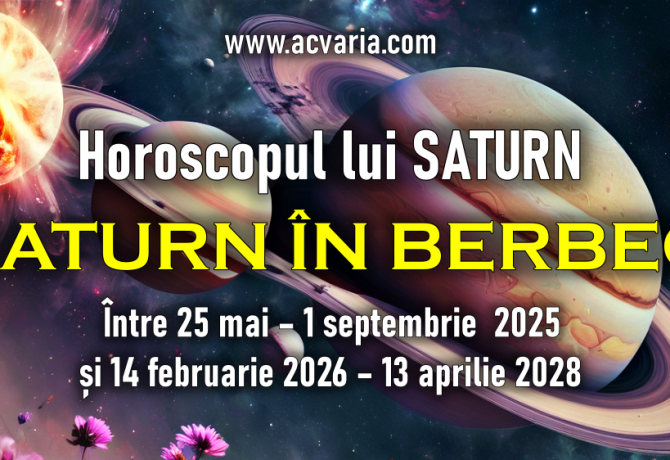 Horoscopul lui SATURN in Berbec (2025-2028)